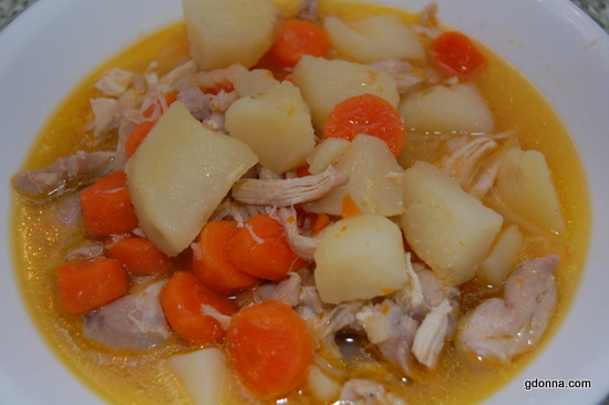 Homemade Chicken Stew - Cooking from Scratch - gDonna's ...