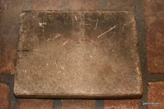 old antique soapstone block foot warmer for sleigh or buggy